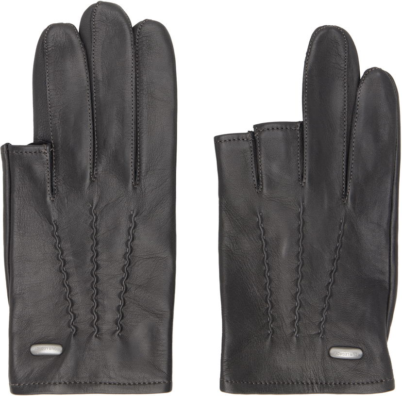 Rukavice OUR LEGACY Our Legacy Hang Loose Leather Gloves Smeđa | A2258HDL