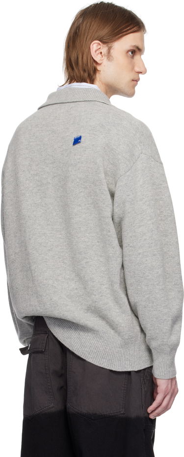 Džemper ADER ERROR ADER error Knit TRS Tag Polo Siva | BO42FYKT0102GR, 2