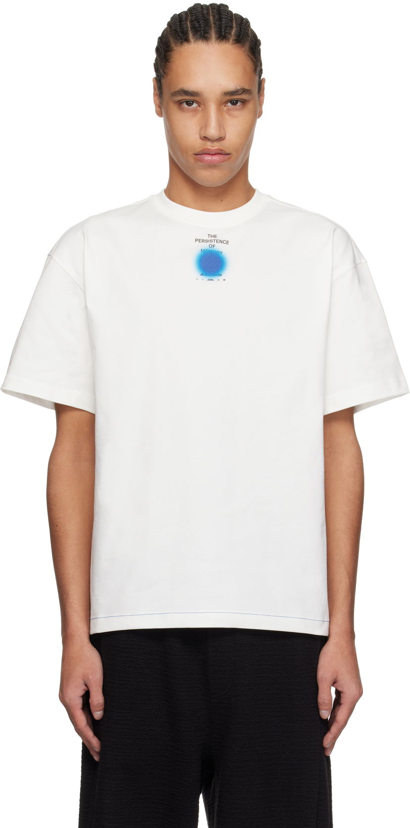 Majica kratkih rukava ADER ERROR ADER error 0117 Persistence of Memory Graphic T-Shirt Bijela | BO01SSTS0117OW