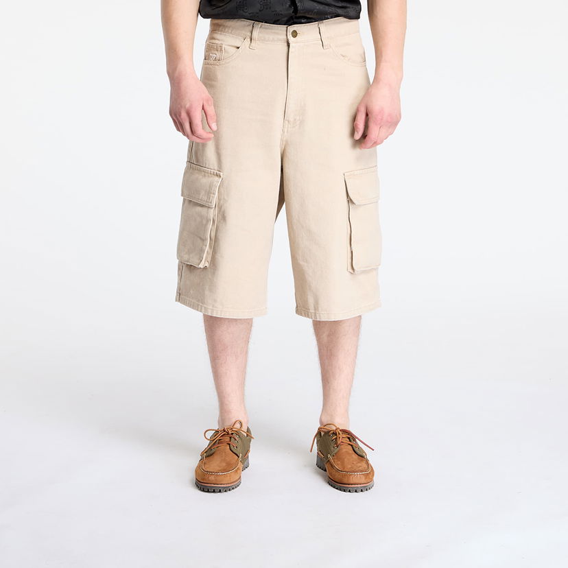 Kratke hlače Karl Kani Karl Kani OG Baggy Twill Shorts Bež | PD00005501