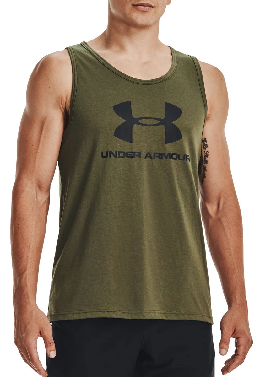 Majica bez rukava Under Armour Men's Training Tank Top Zelena | 1329589-390