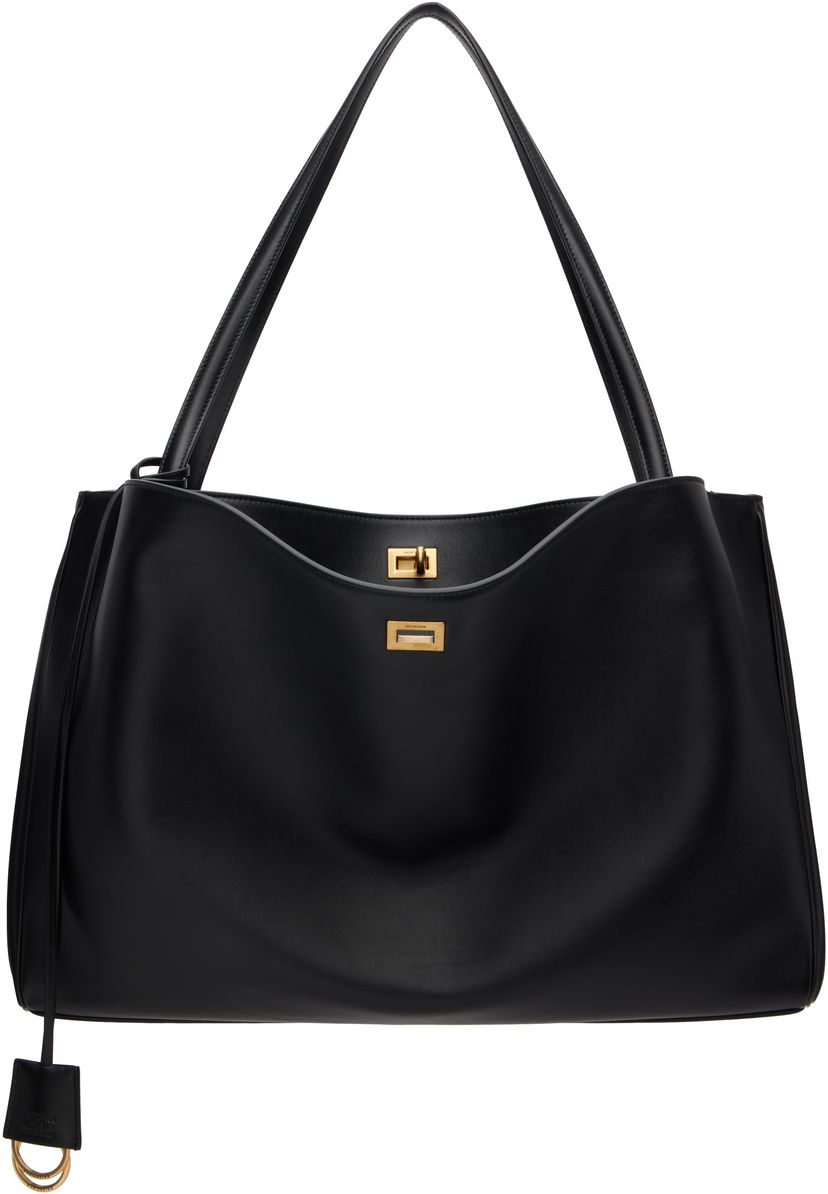 Tote bag Balenciaga Balenciaga Rodeo Tote Crna | 8274812AA4V