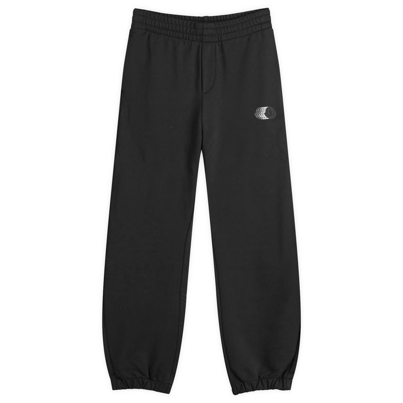 Trenirka Moncler Swoosh Logo Cotton Sweatpants, Size X-Small Crna | 8H000-12-809KR-999