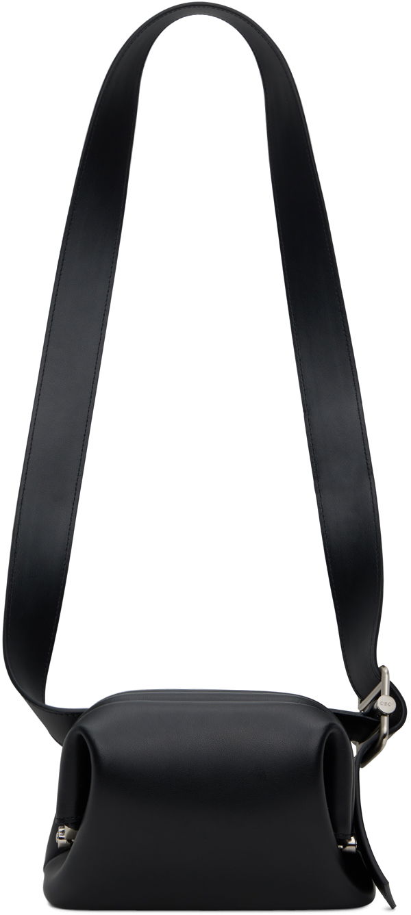 Torba za rame OSOI Leather Crossbody Shoulder Bag Crna | 22SB010-15-01