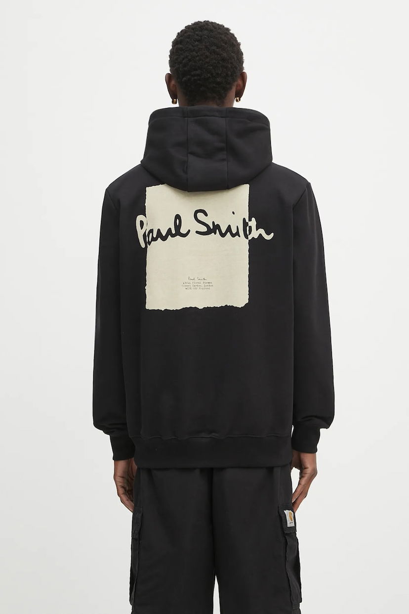 Dukserice Paul Smith Paul Smith Printed Hoodie Crna | M1R.071Y.TP4929