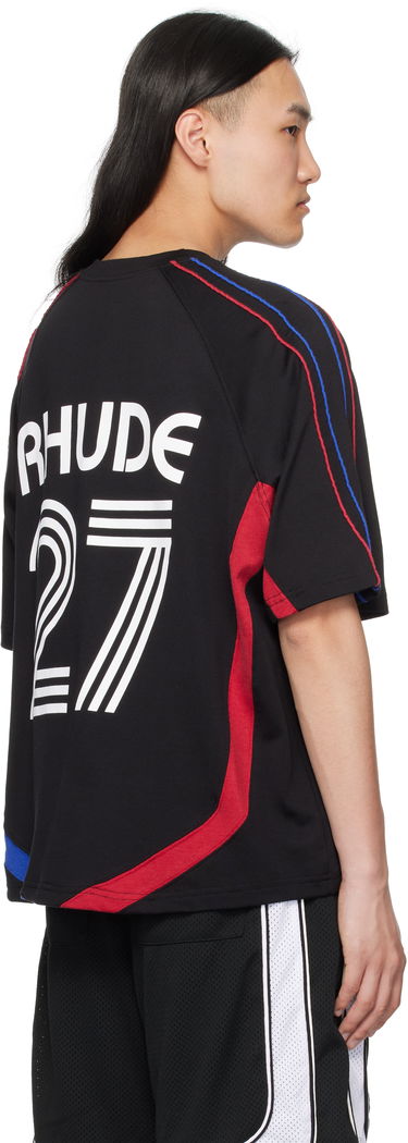 Majica kratkih rukava Rhude Rhude ''Rhude 27'' Football T-Shirt Crna | RHSS25TT03230, 2