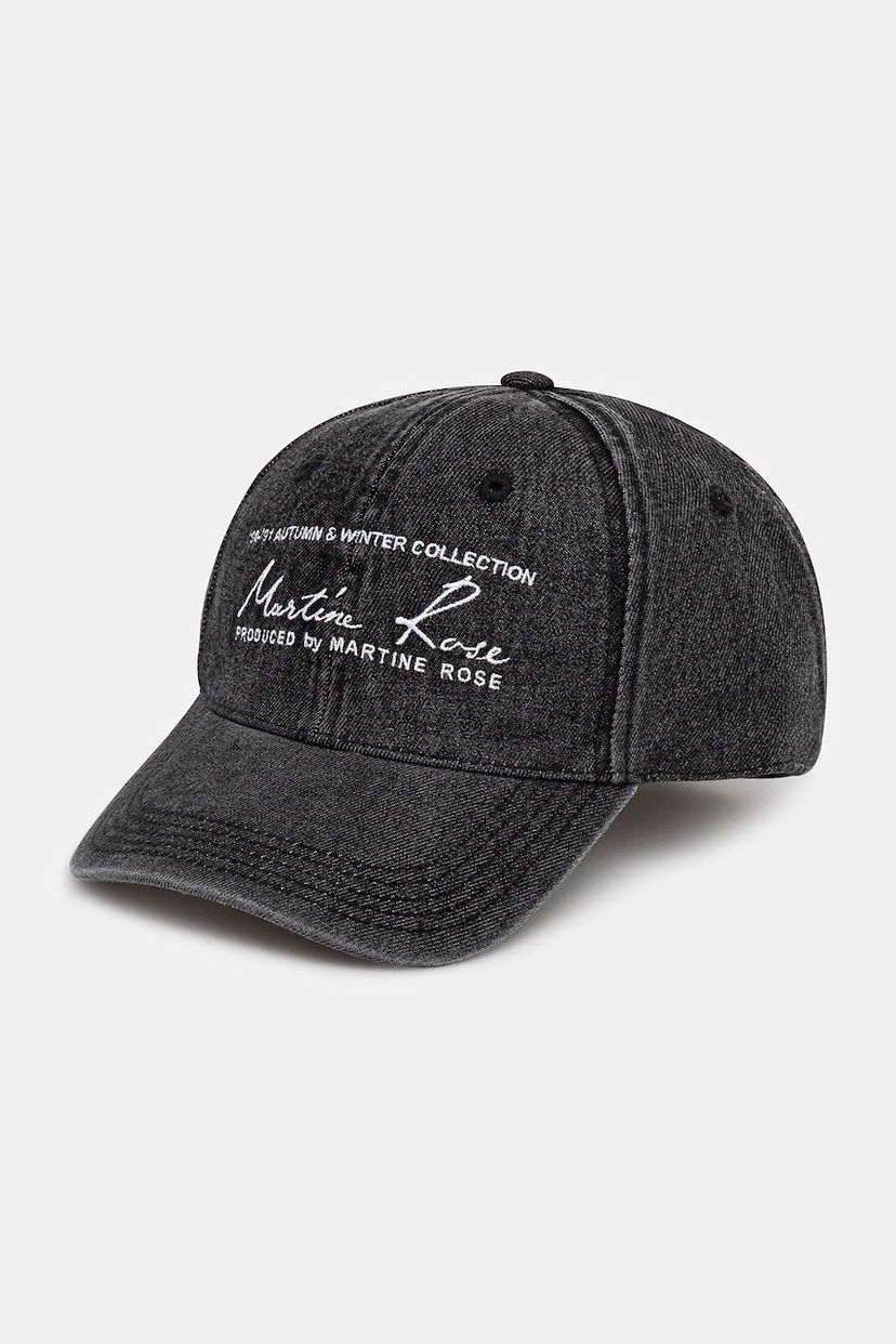 Kapa Martine Rose Martine Rose Signature Baseball Cap Crna | 1134WP14002