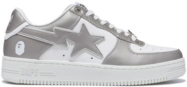 Tenisice i cipele BAPE Bape Sta Silver #4 Siva | 0ZXSHM191053L-SILVER, 0