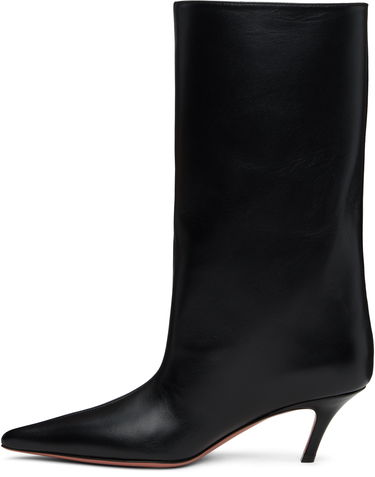 Njega cipela Amina Muaddi Amina Muaddi Fiona 60 Kitten Heel Boots Crna | FIONA BOOT NAPPA, 2