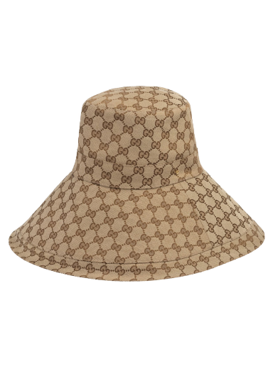 Šešir Gucci GG Canvas Wide Brim Hat Bež | 631958 KQW00 9700