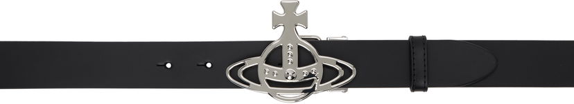 Pojasevi Vivienne Westwood Vivienne Westwood Line Orb Buckle Belt Crna | 82010071U-L009X-