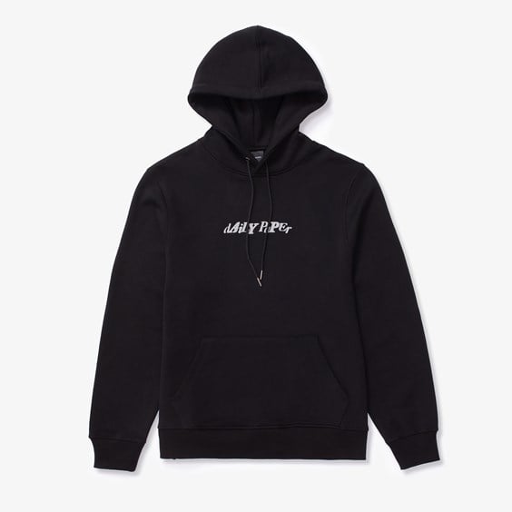 Dukserice DAILY PAPER Unified Type Hoodie Crna | 2411116