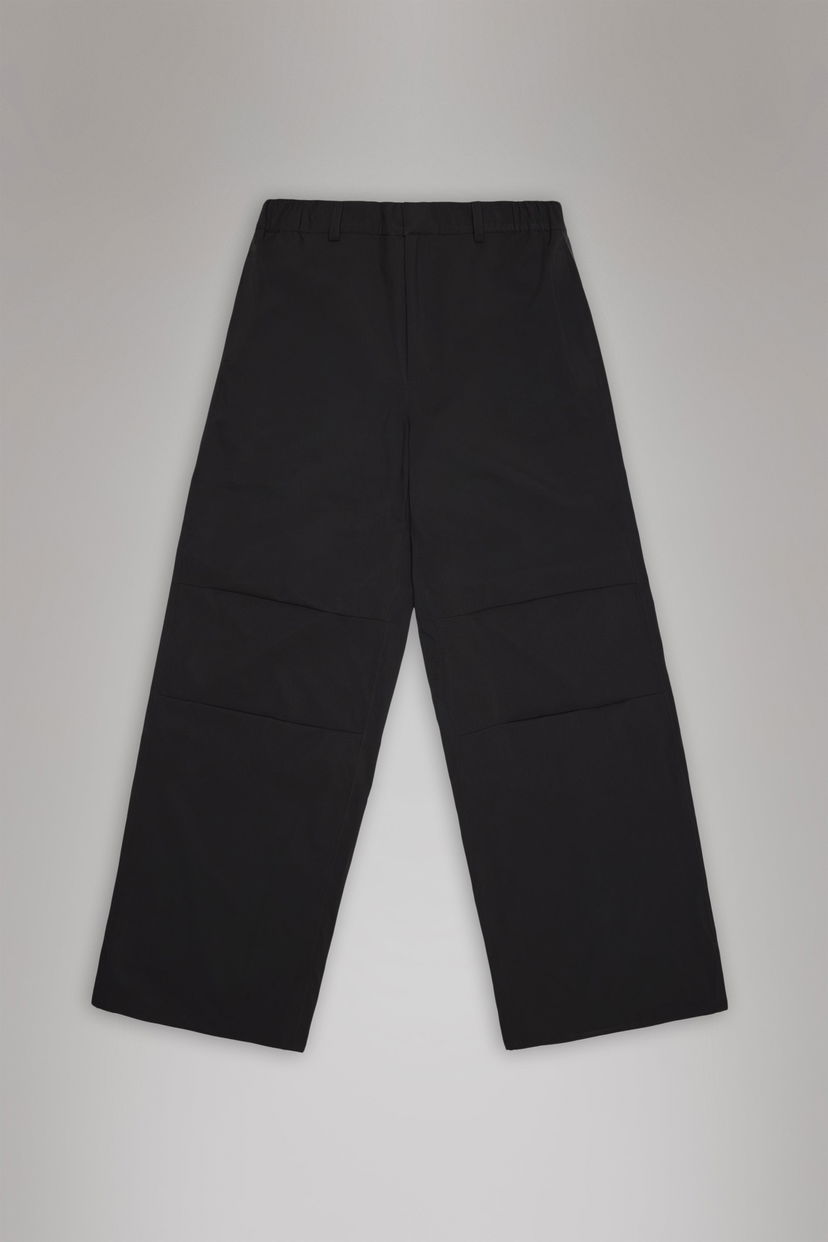 Cargo hlače Rains Rains Suva Hardshell Wide Leg Pants Crna | 12480-01