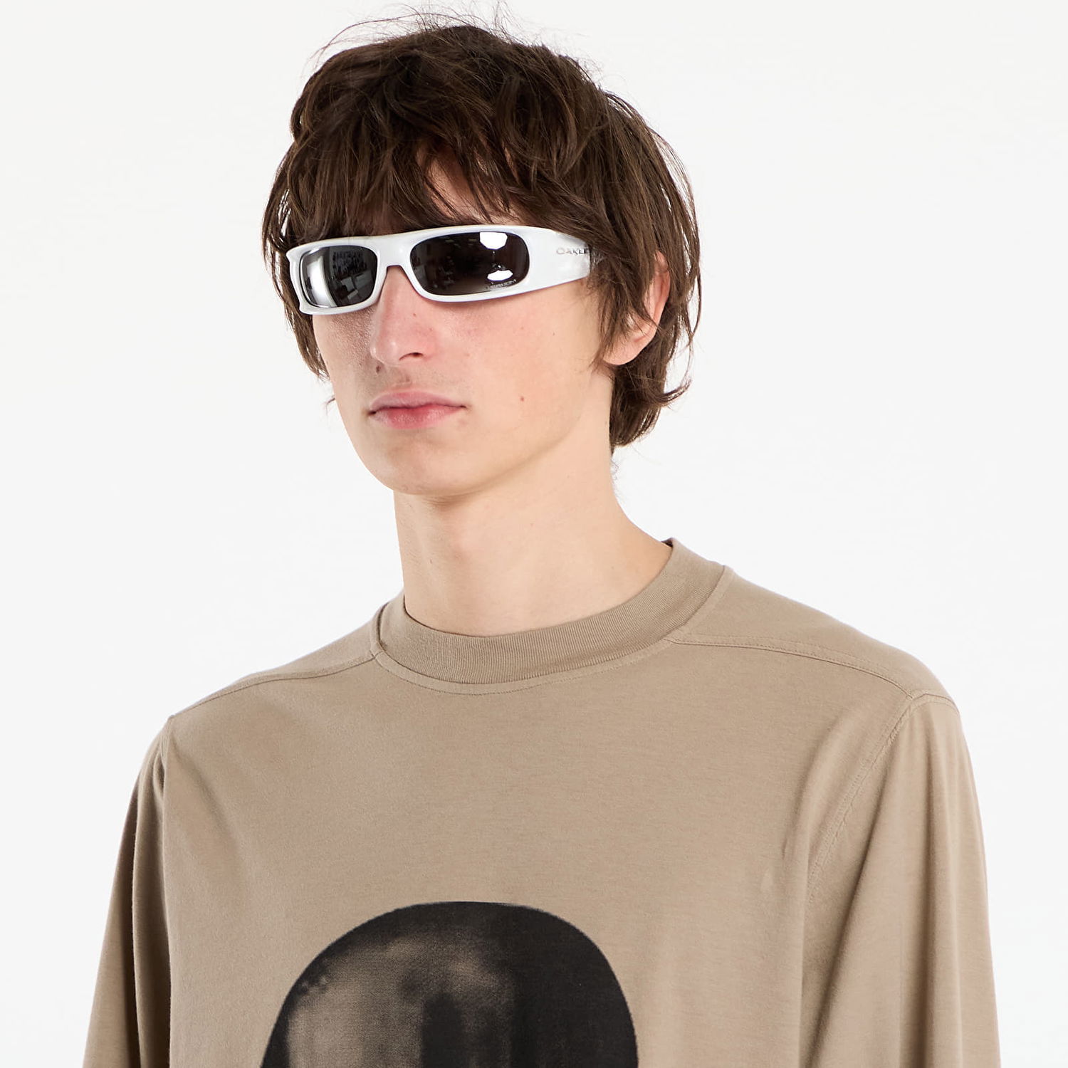 Majica kratkih rukava Rick Owens Rick Owens DRKSHDW Jumbo Long Sleeve T-Shirt Bež | DU02E7261 RNEP1 8809, 1