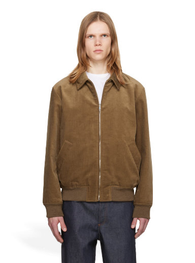 Jakna A.P.C. Gilles Bomber Jacket Smeđa | COESY-H02706