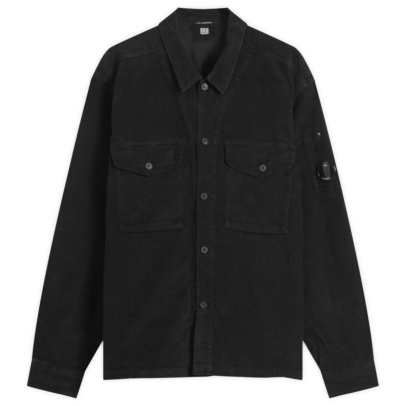 Košulja C.P. Company Corduroy Overshirt Crna | 19CMOS072A-006410O-999
