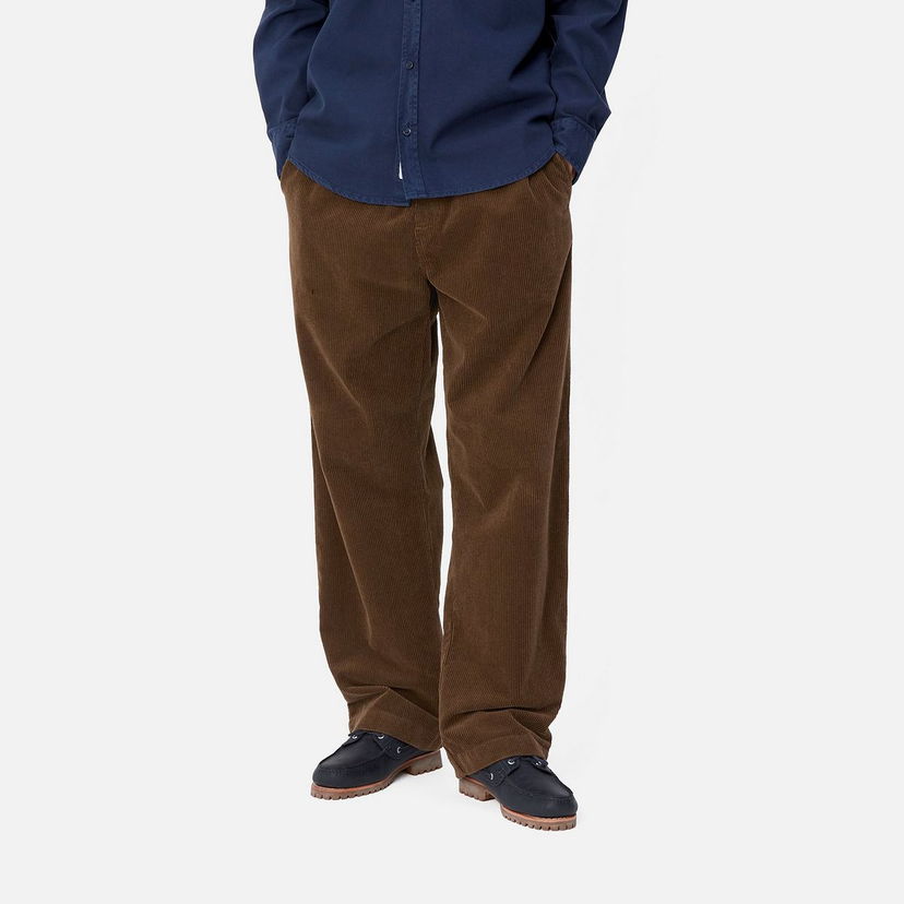 Hlače Carhartt WIP Corduroy Relaxed Fit Pants Smeđa | I034037_9