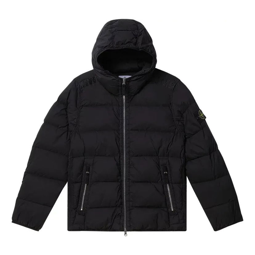 Pernata jakna Stone Island Puffer Jacket Crna | 791543728-V0029
