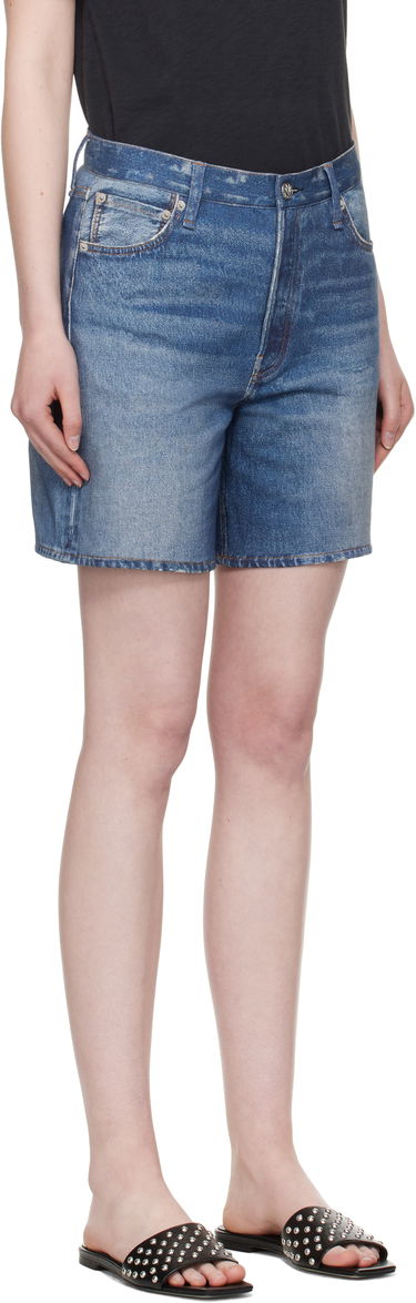 Kratke hlače rag & bone Rag & Bone Miramar Terry Kaia Shorts Plava | WCW25S90008200, 4