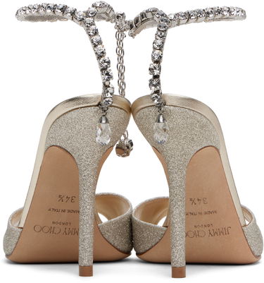 Njega cipela Jimmy Choo Jimmy Choo Saeda 100 Heeled Sandals Metalik | SAEDA SANDAL 100, 1