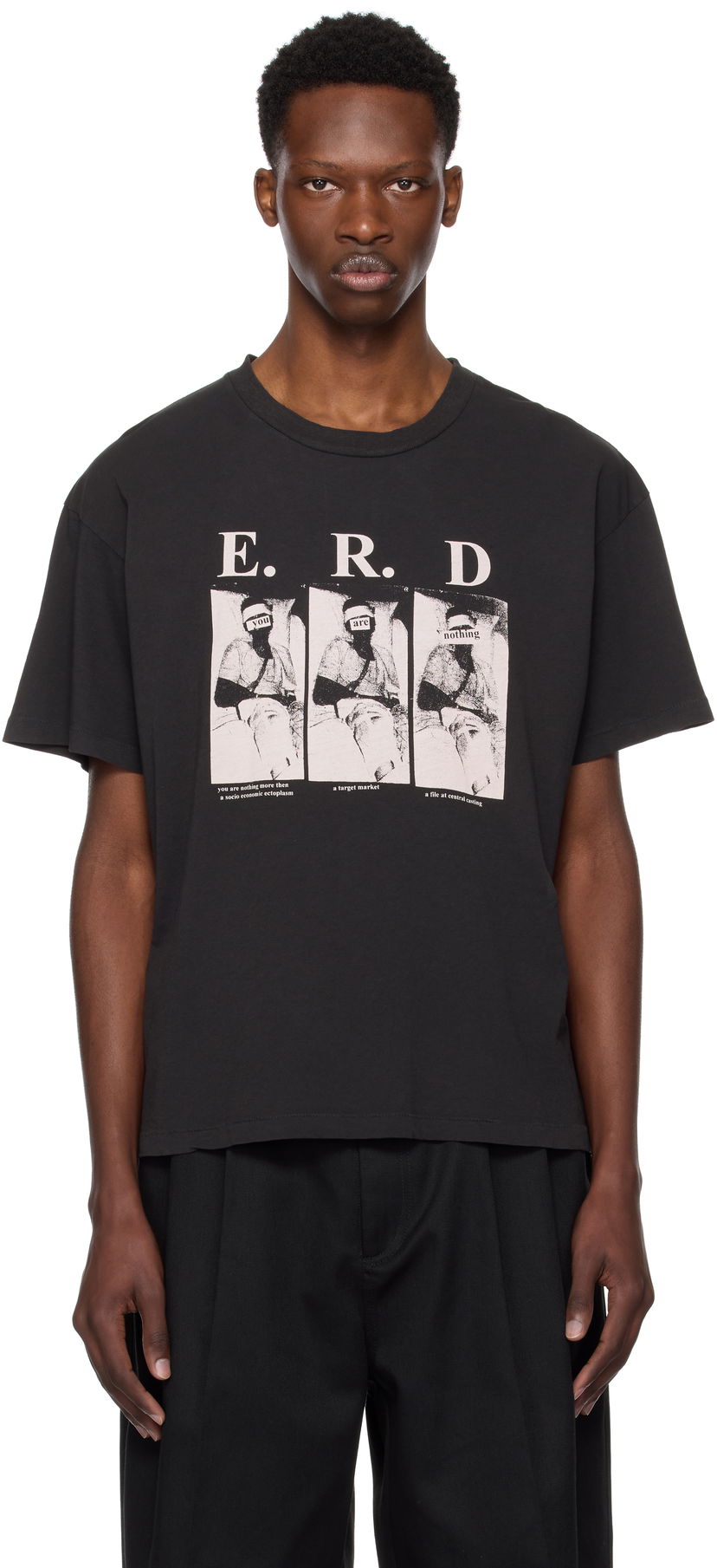 Majica kratkih rukava Enfants Riches Déprimés Enfants Riches Déprimés 'You Are Nothing' Graphic T-Shirt Crna | 010-823