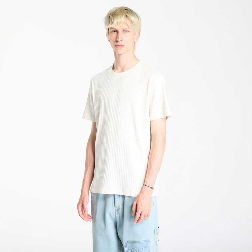 Majica kratkih rukava CALVIN KLEIN Linear Quilted Tee Ivory Bijela | J30J326149 YBI