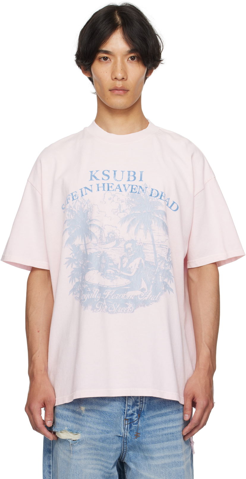 Majica kratkih rukava Ksubi Paradiso Ekcess Graphic T-Shirt Ružičasta | MPF25TE004