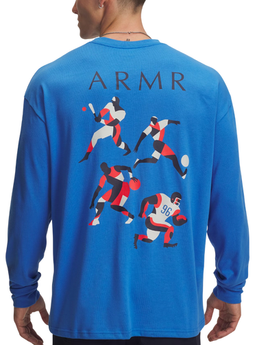 Majica kratkih rukava Under Armour MODERN SPORT Oversized Long-sleeve T-shirt Plava | 6004885-402, 2