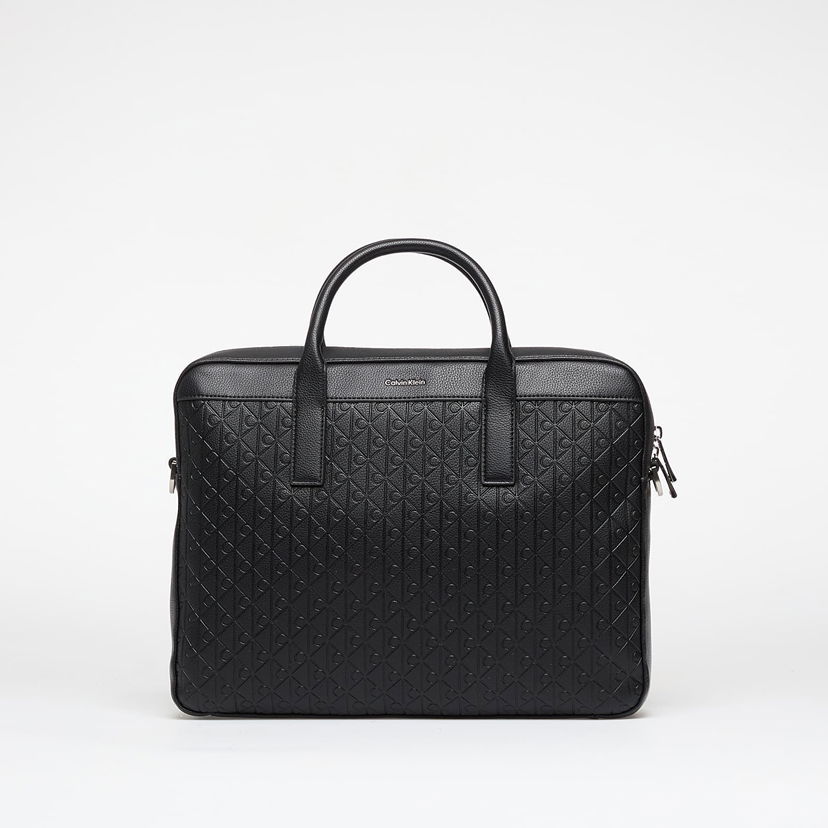 Torba za rame CALVIN KLEIN Calvin Klein Emblem Emboss Work Bag Crna | LV04D3265G UB1