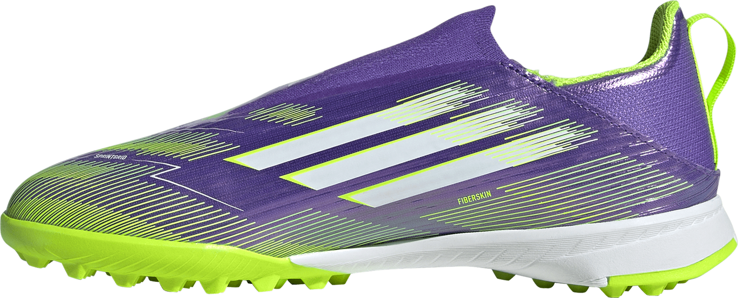 Tenisice i cipele adidas Performance F50 League Laceless Firm/Multi-Ground Kids Ljubičasta | JH7743, 1