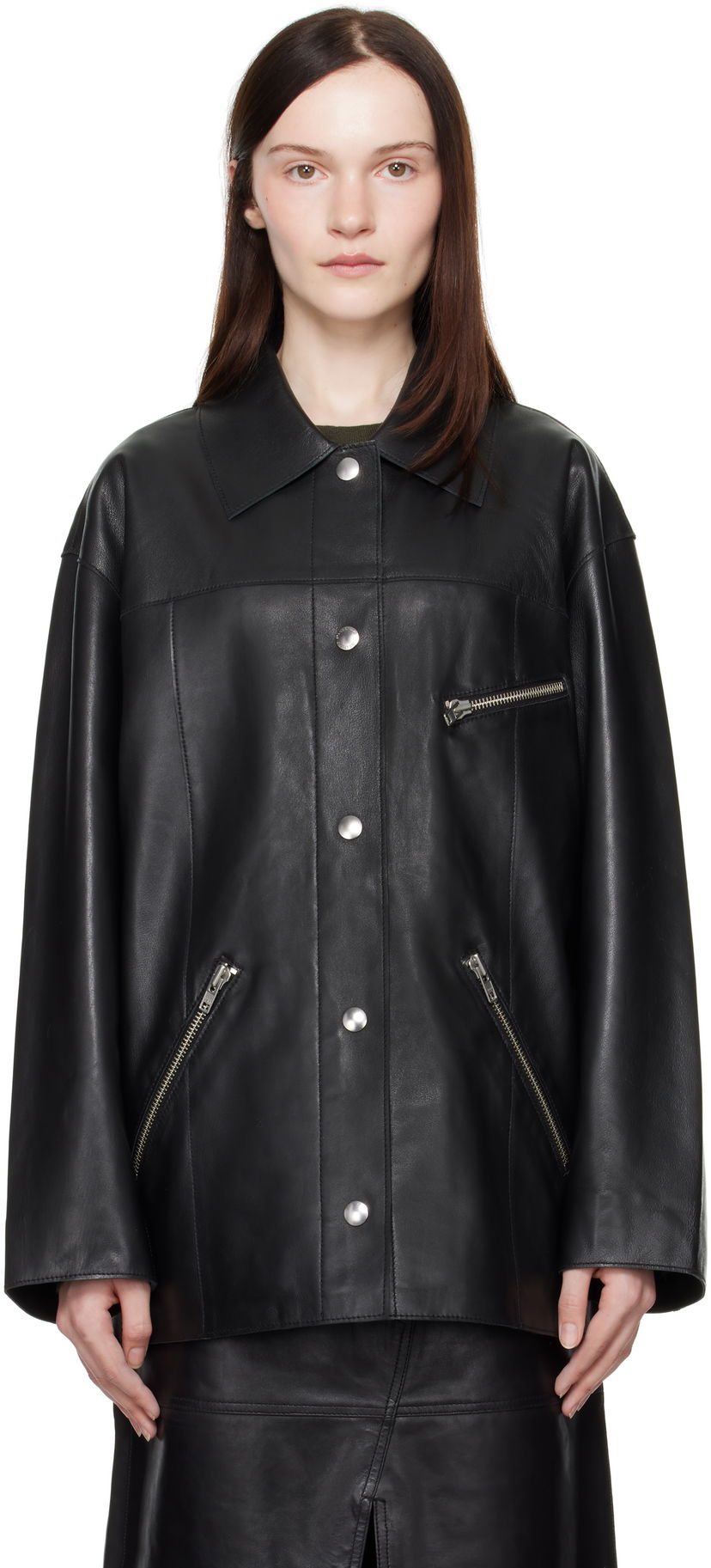 Jakna STAND STUDIO Stand Studio Elisia Leather Jacket Crna | 66383-7800