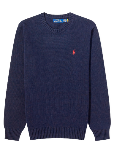 Džemper Polo by Ralph Lauren Crewneck Knit Tamnoplava | 710810846001