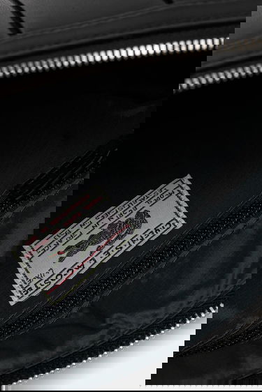 Torba za rame Lacoste Lacoste Pleated Leather Shoulder Bag Crna | NU5015DP, 6