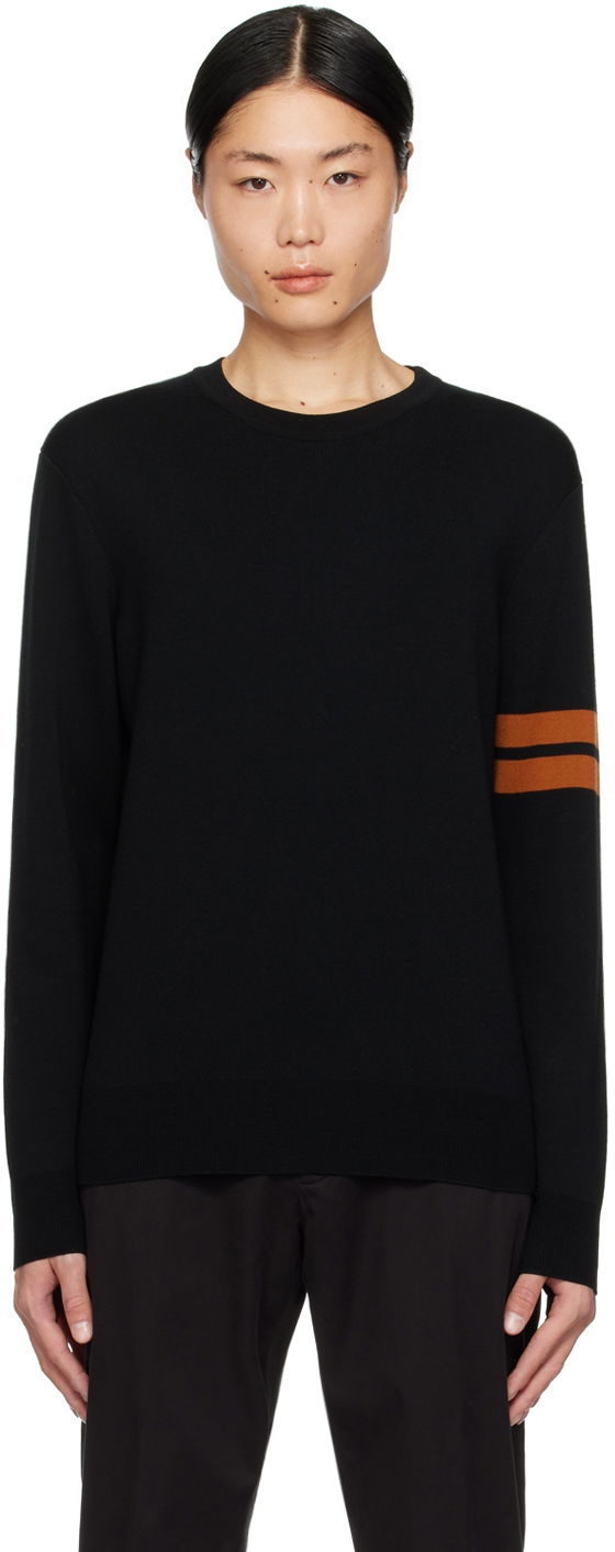 Džemper ZEGNA Striped Sweater Crna | E8M91-110