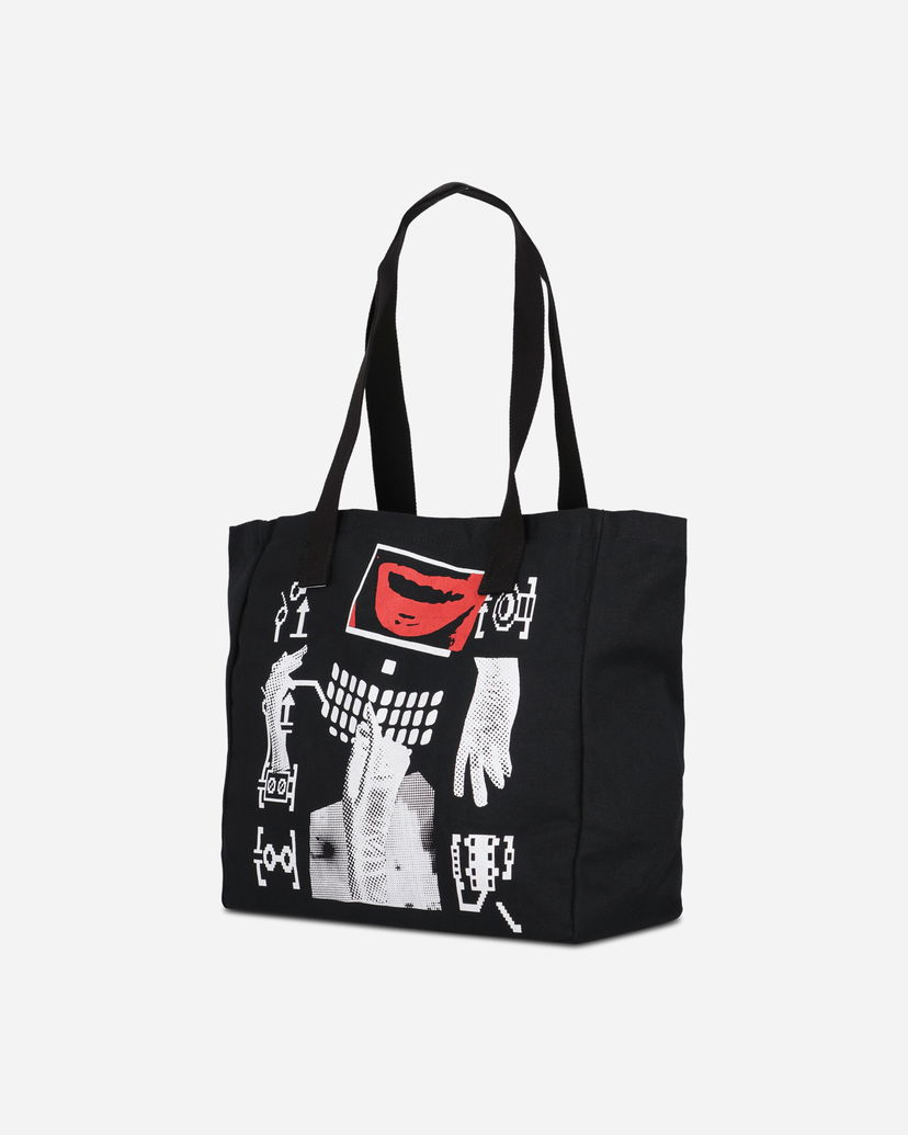 Tote bag Cav Empt Lips Display Tote Bag Crna | CES28G07 BLACK