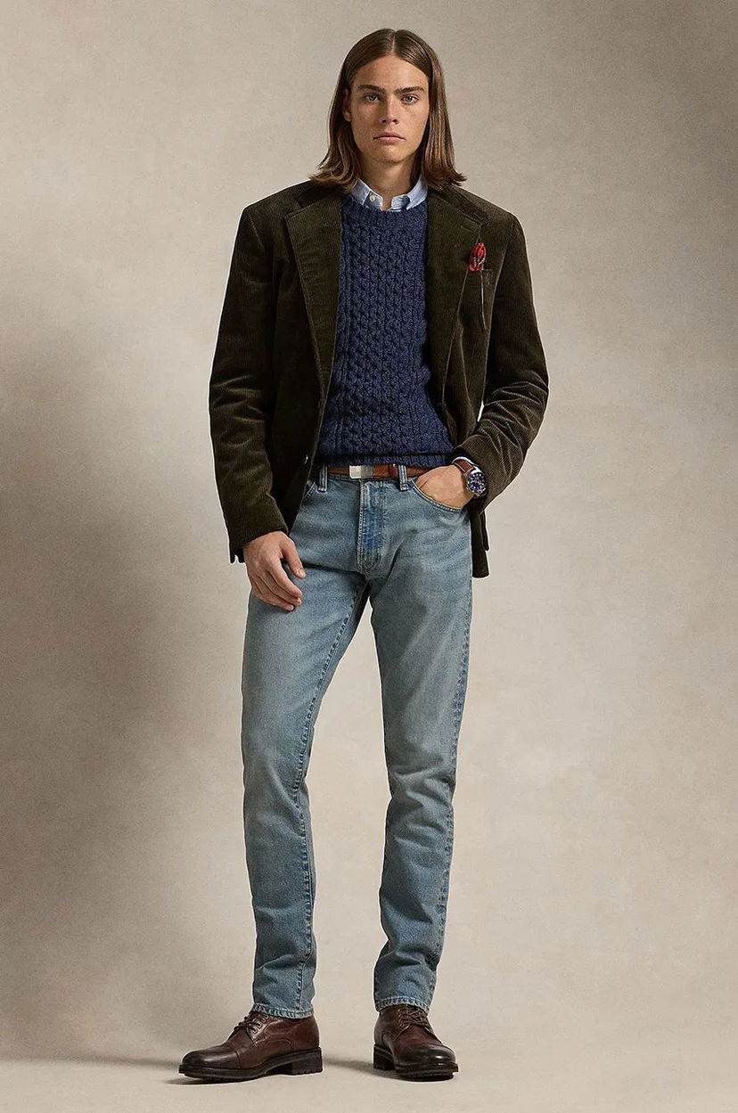 Jeans Polo by Ralph Lauren Slim Fit Light Wash Denim Jeans Plava | 710956084
