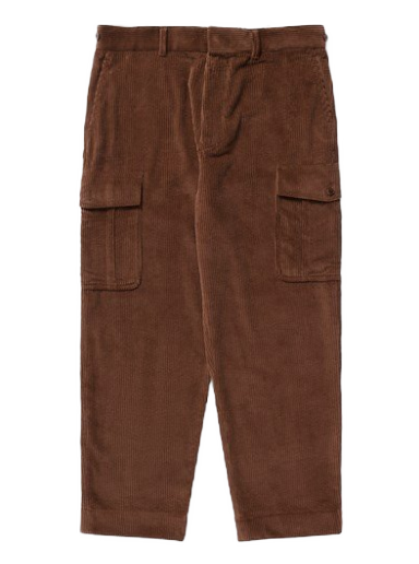 Cargo hlače KENZO Corduroy Cargo Pant Smeđa | FD65PA1099CR.90