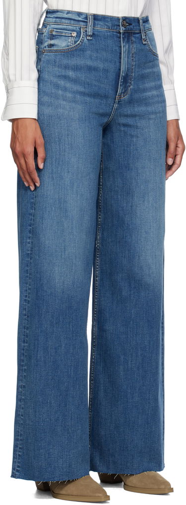 Jeans rag & bone Rag & Bone Flexi Sofie Wide-Leg Jeans Plava | WDD24F2952FUWI, 1