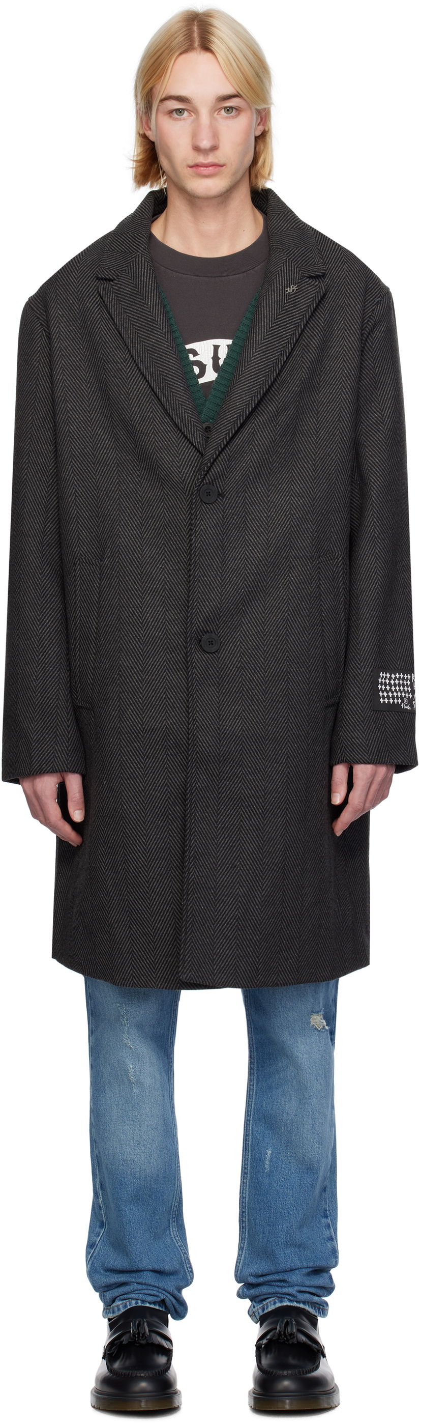 Kaputi Ksubi Battery Coat Siva | MFA24JK006