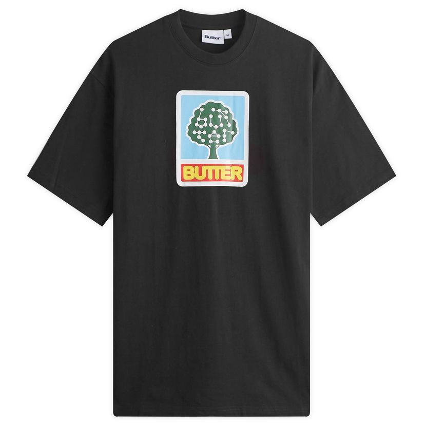 Majica kratkih rukava Butter Goods Growth T-Shirt Crna | BGQ224D20404