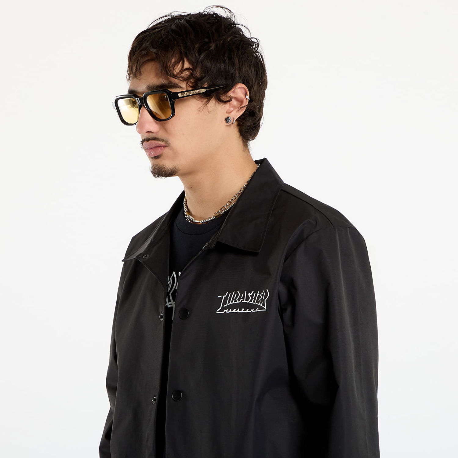 Jakna Thrasher Shadow Mag Logo Coach's Jacket Crna | 145769, 1