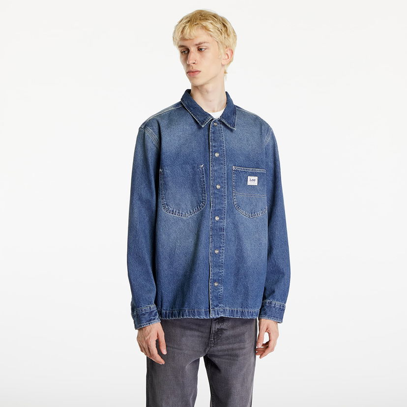 Košulja Lee Shirt Worker Overshirt Manhatten Wash Plava | 112355636
