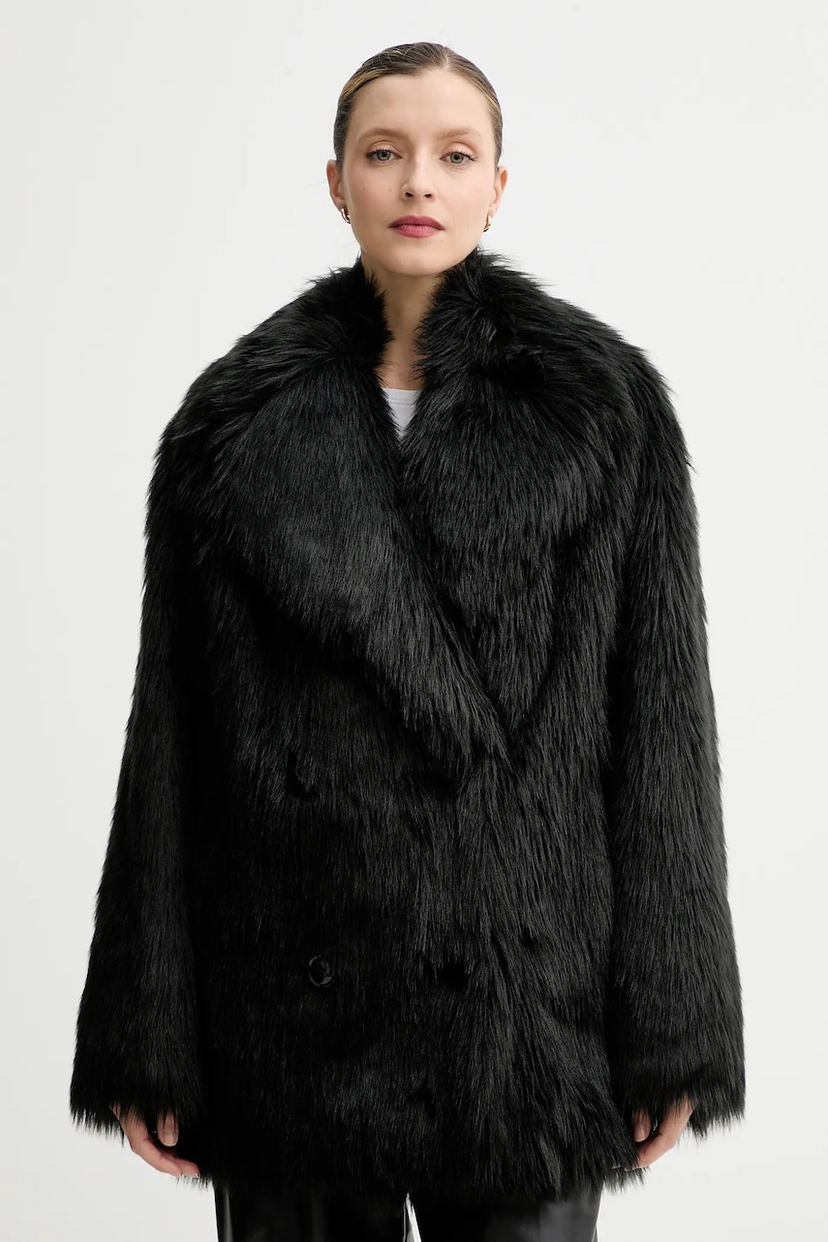 Kaputi STAND STUDIO Faux Fur Coat Katalina Crna | 66545.9393