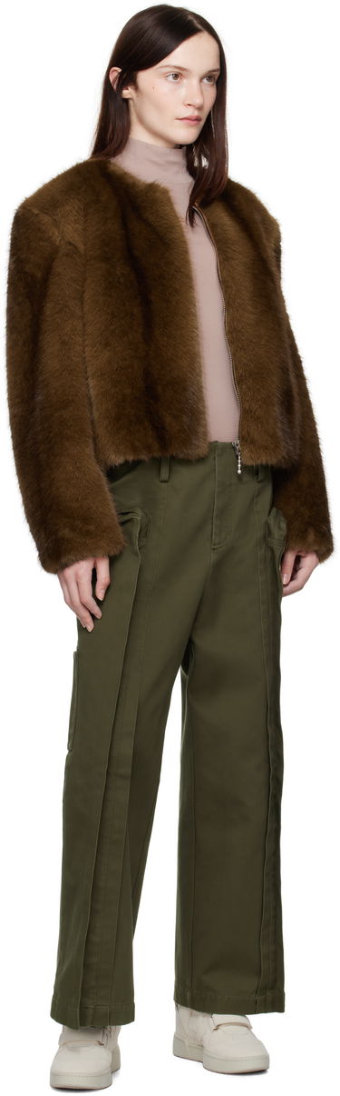 Jakna STAND STUDIO Faux-Fur Jacket Smeđa | 66411-9019, 3