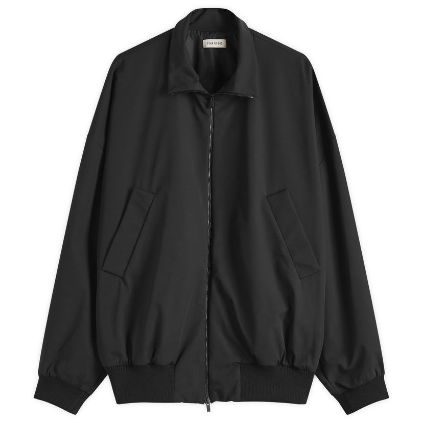 Bomber jakna Fear of God Fear Of God High Neck Technical Track Jacket, Size Medium Crna | FGE230-327PON-001