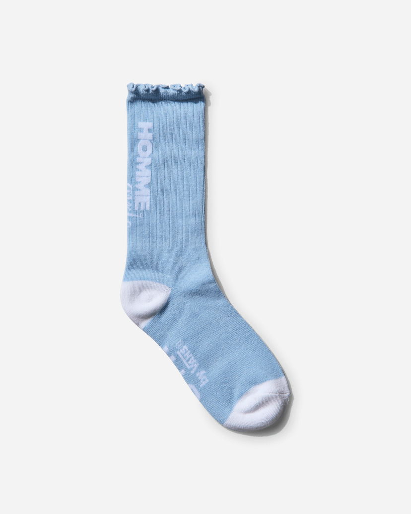 Čarape Vans Two Tone Frilly Socks Plava | VN000NT6EM91