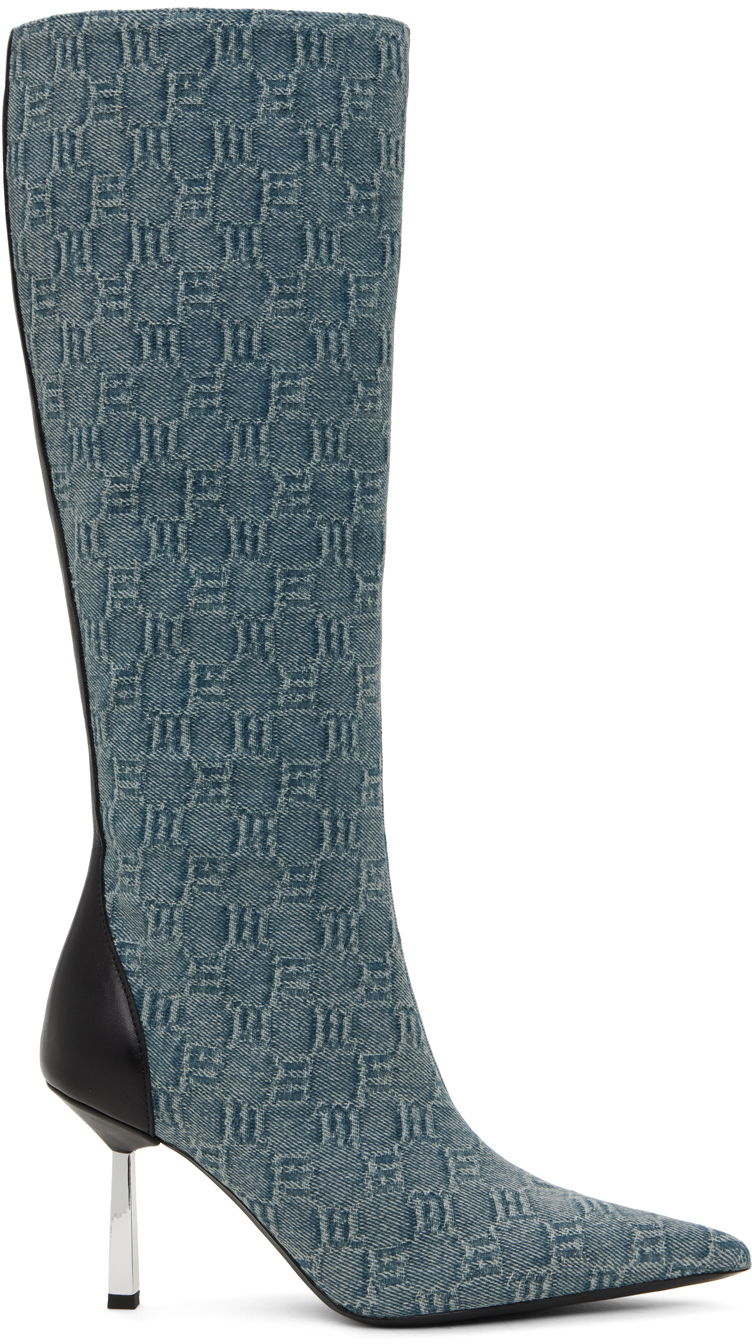 Odjeća MISBHV MISBHV Sasha Denim Knee-High Boots Plava | 240BW931