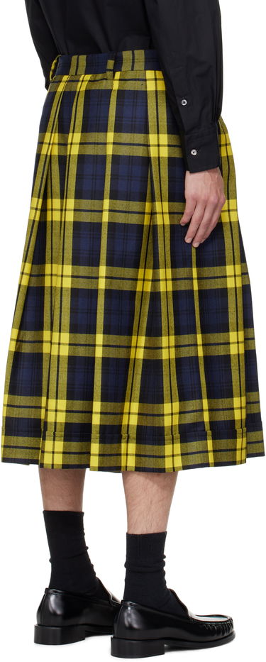 Kratke hlače Vivienne Westwood Vivienne Westwood Pleated Tartan Culottes Žuta | 3F01000C-W0175-, 2