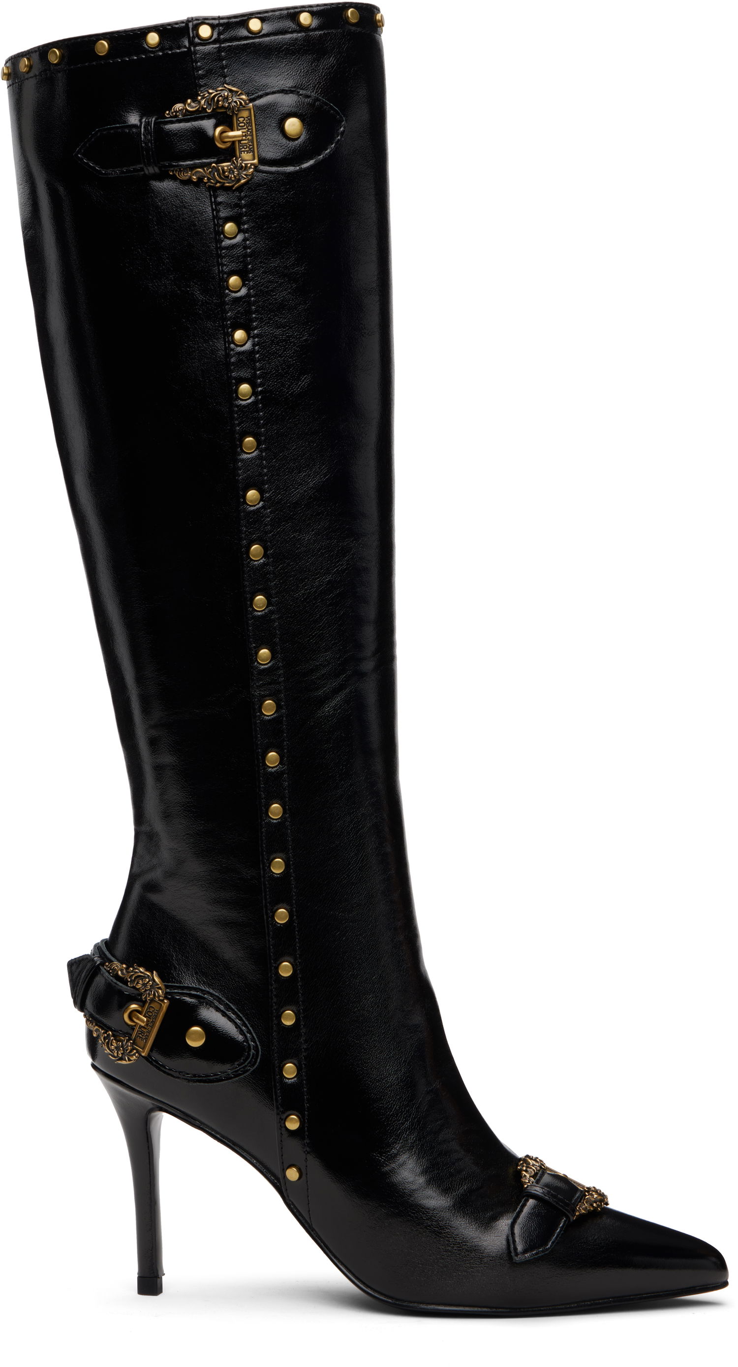 Tenisice i cipele Versace Versace Jeans Couture Couture1 Scarlett Knee-High Boots Crna | E79VA3S58_EZSC35, 0