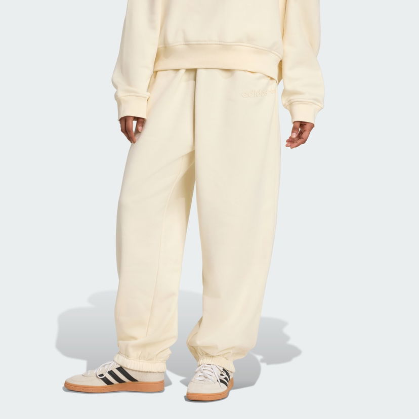 Trenirka adidas Performance Essentials Linear Oversized Joggers Bež | JX3142